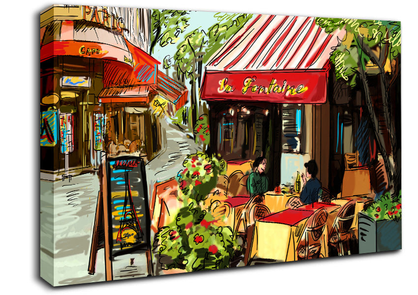 Things To Do In The City 8 Canvas Wall Art