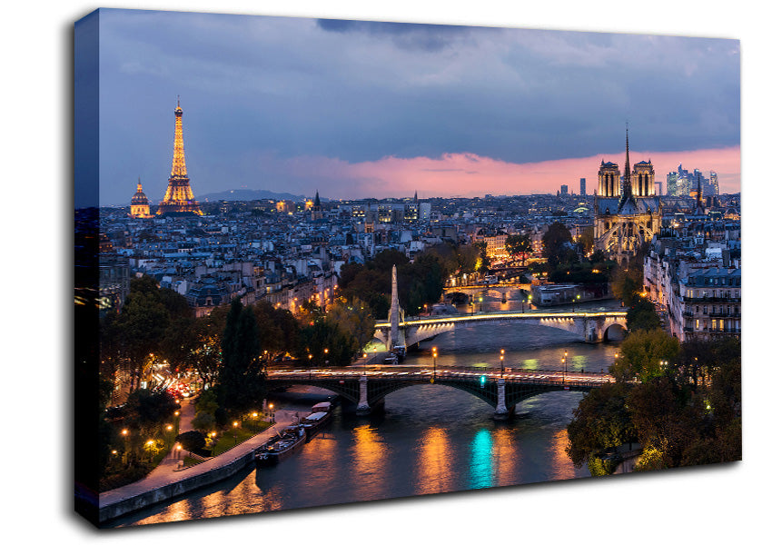 Eiffel Tower France 17 Canvas Wall Art