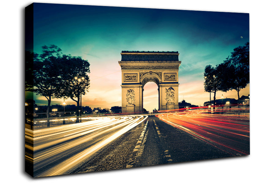 Arc De Triomphe 9 Canvas Wall Art