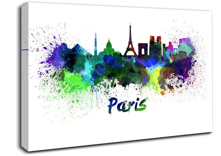 Eiffel Tower France 18 Canvas Wall Art