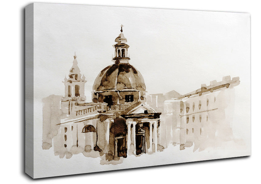 Pantheon Canvas Wall Art