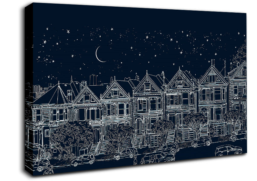 Streets Of California 1 Canvas Wall Art