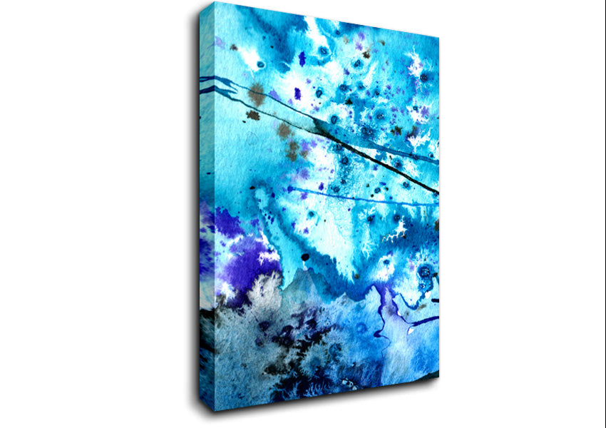 Flower Ocean Canvas Wall Art