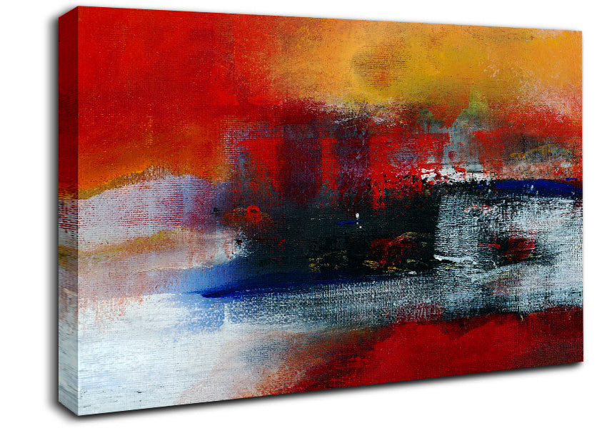 In The Middle Of The Lava River Canvas Wall Art
