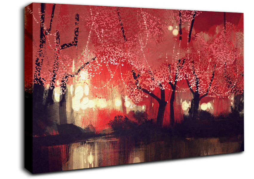 Woodland Fairy Dust Canvas Wall Art