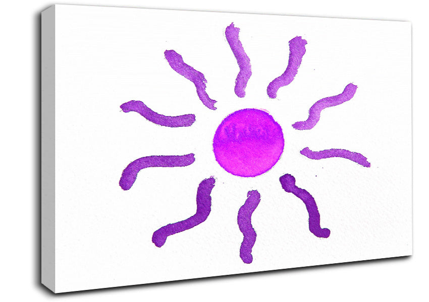 Sun Rays Canvas Wall Art