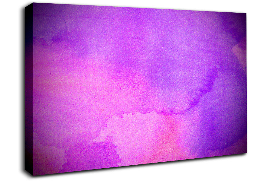 Pink And Purple Emerge Canvas Wall Art