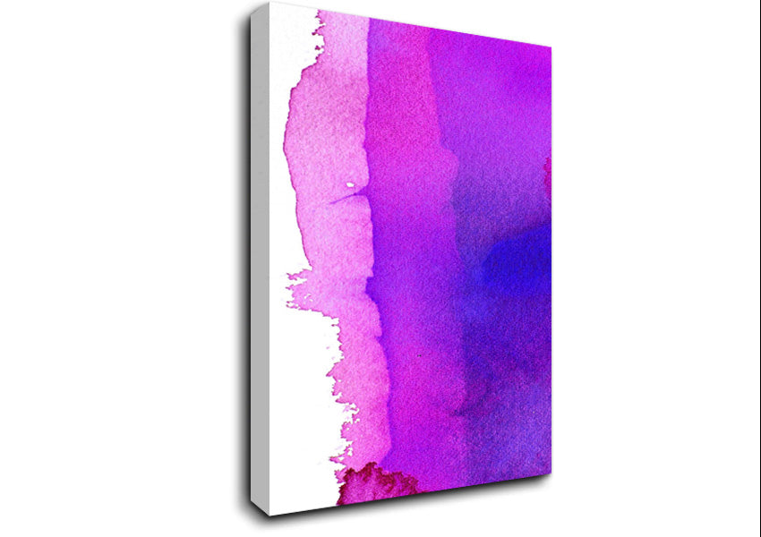 Pink Ocean Ebb Canvas Wall Art