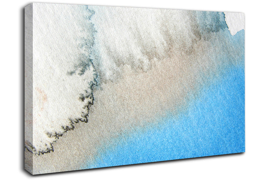 Ocean From Above Canvas Wall Art