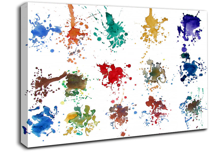Whats Your Colour Canvas Wall Art