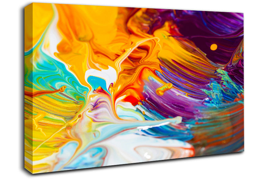Liquid Splash Canvas Wall Art