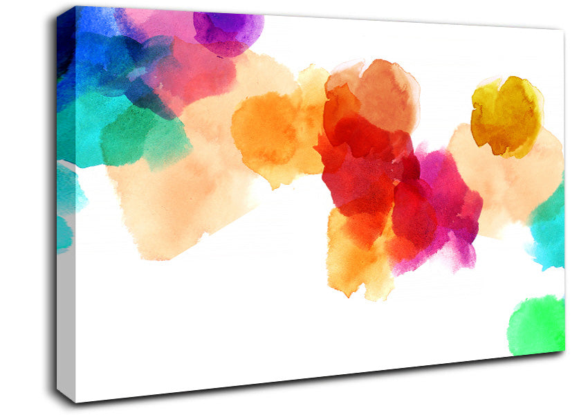 Follow The Colours Canvas Wall Art