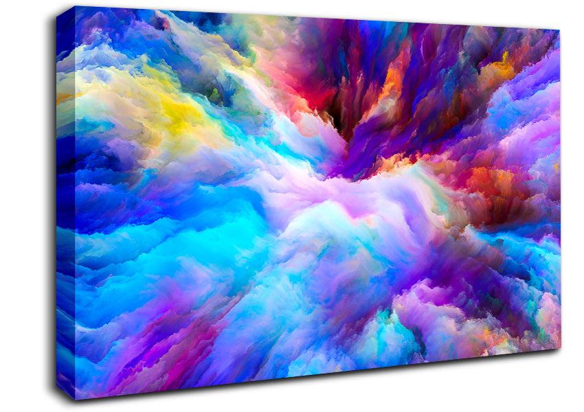 Clouds Of Power Canvas Wall Art