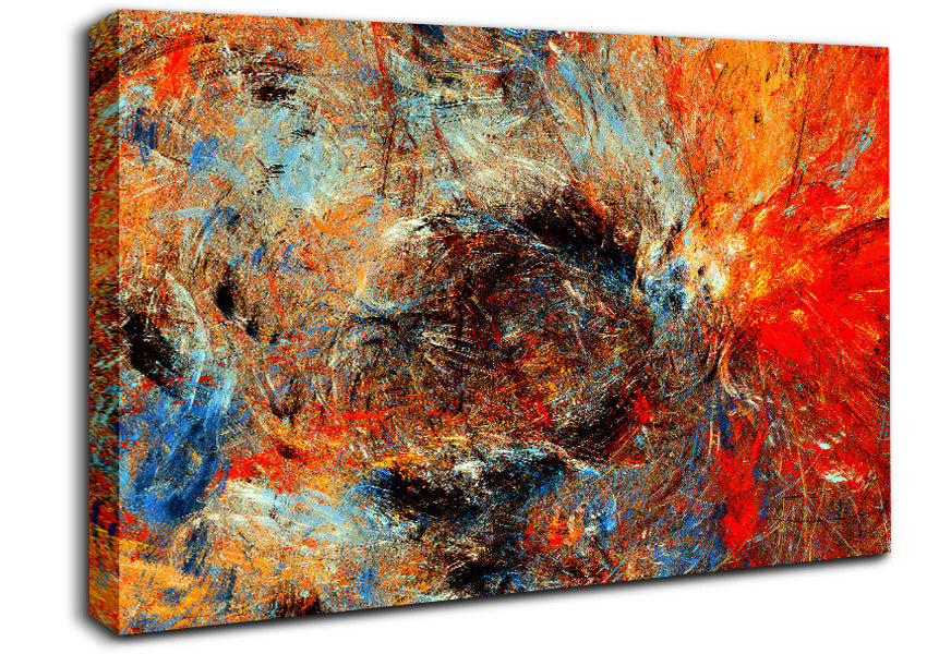 Ice And Fire Canvas Wall Art