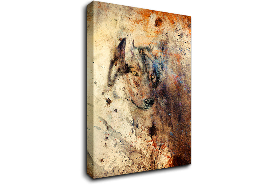 Wolf Wonder Canvas Wall Art