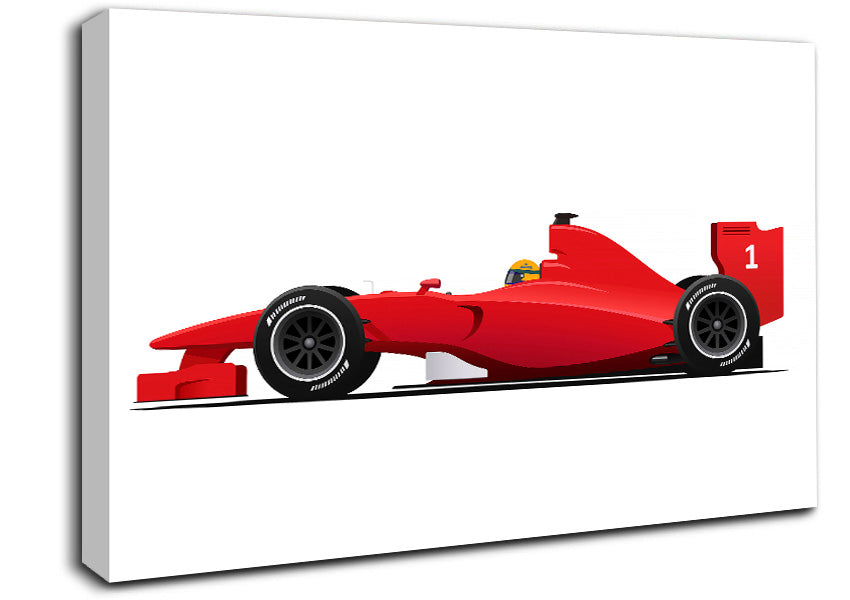 Ready For The Race Canvas Wall Art
