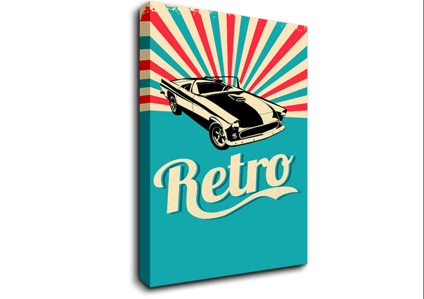 Retro Poster Canvas Wall Art