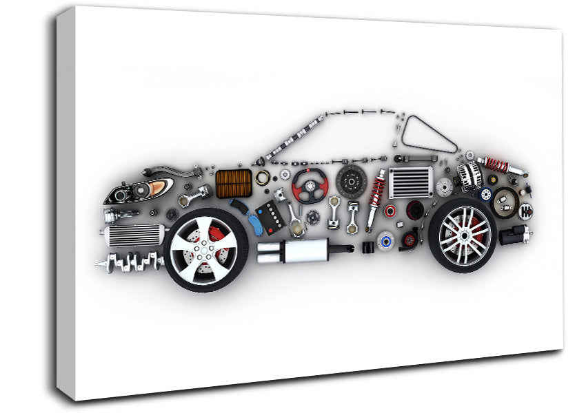 The Workings Canvas Wall Art