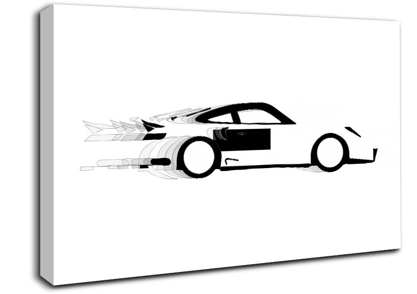 Porsche A Need For Speed Canvas Wall Art
