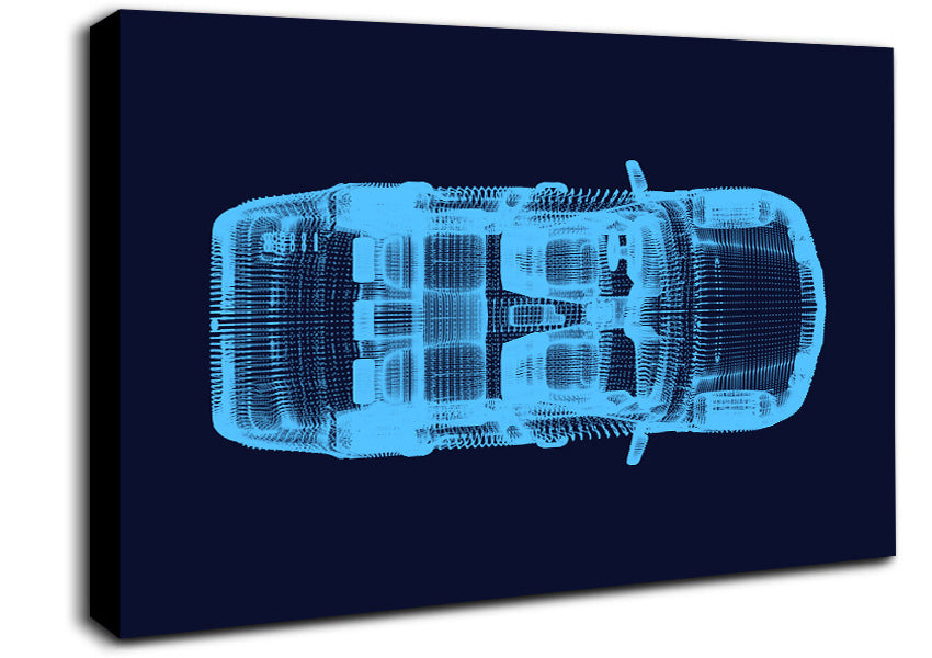 Wireframe 2 Canvas Wall Art