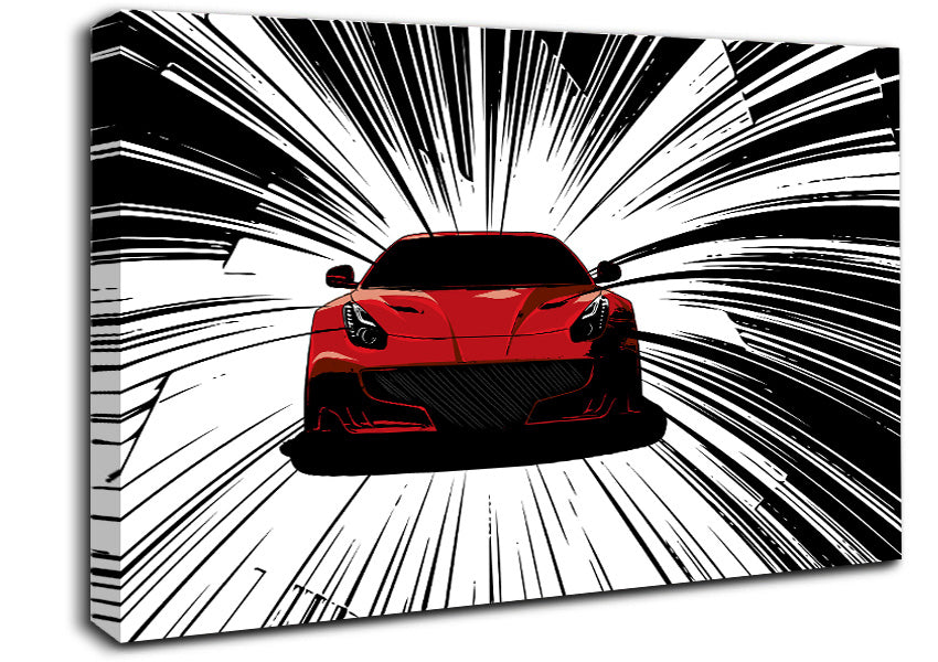 Speed War Canvas Wall Art