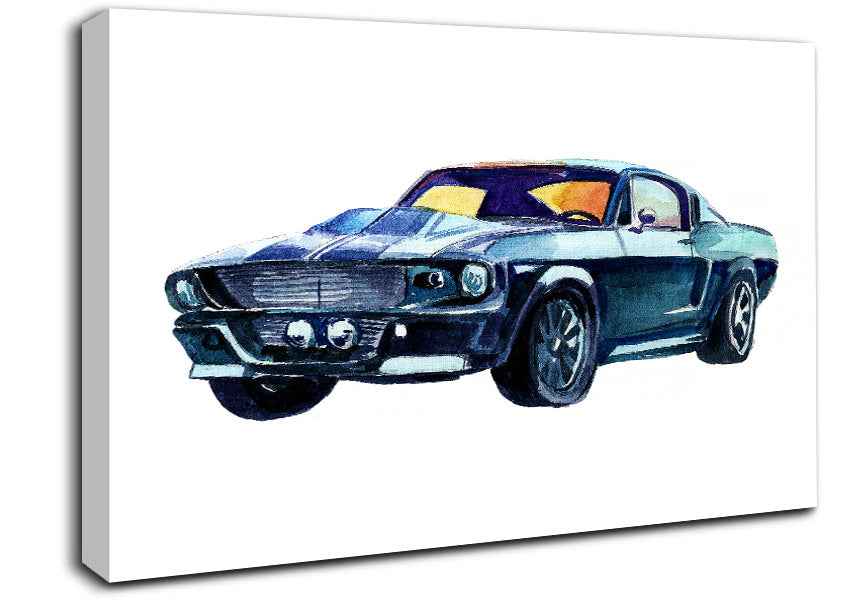 Mustang 14 Canvas Wall Art