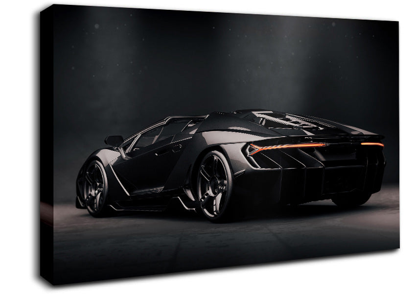 Black Beauty 1 Canvas Wall Art