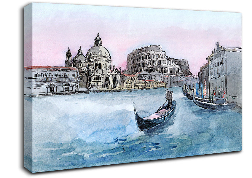 Gondola Ride 10 Canvas Wall Art