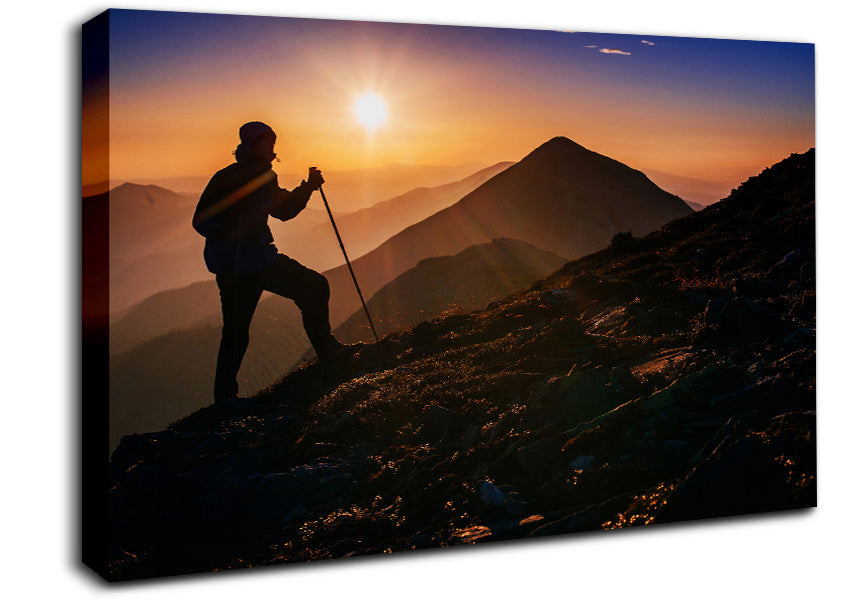 On Top Of The World 1 Canvas Wall Art