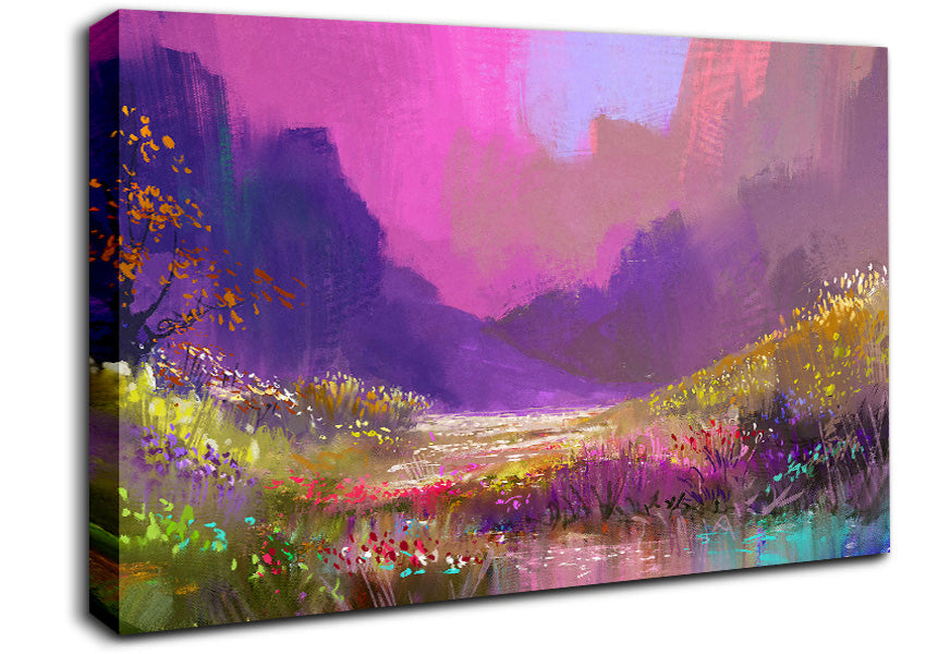 Perfect Wild Flower Dream Canvas Wall Art