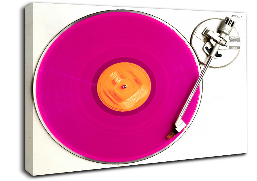 Pink Album Canvas Wall Art