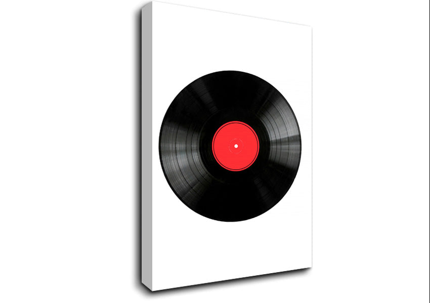 Red Album Canvas Wall Art