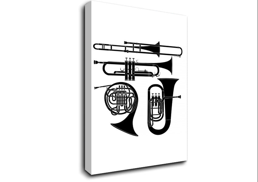 Wind Instruments Canvas Wall Art