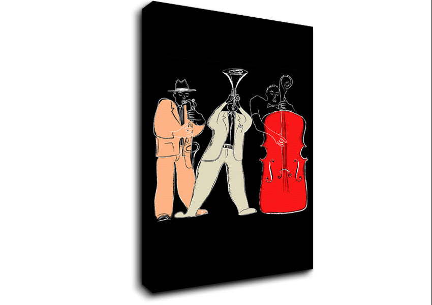 Blues Band 1 Canvas Wall Art
