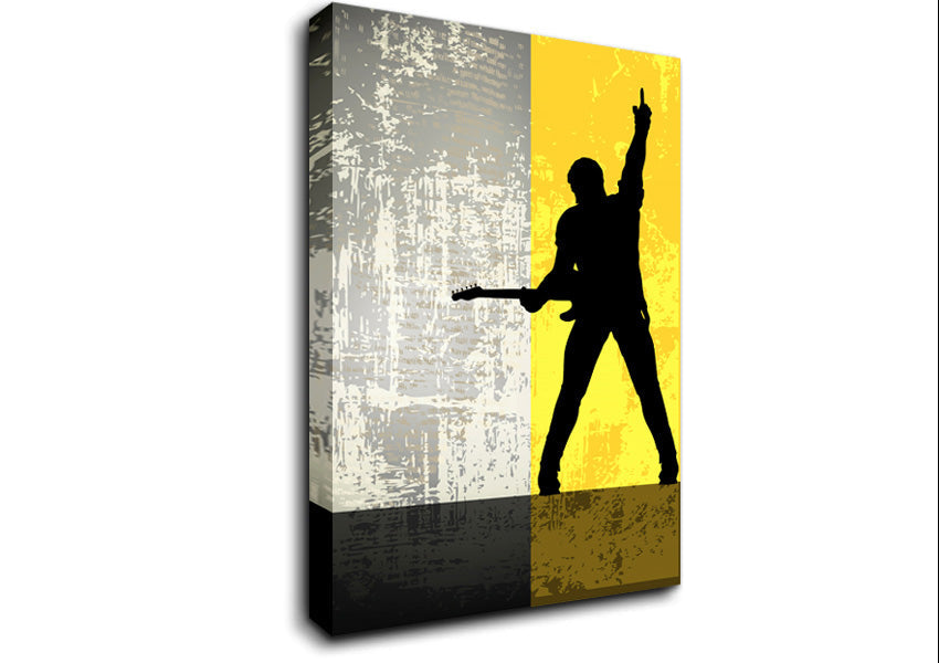 Rock God Canvas Wall Art