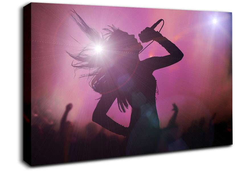 Rock Goddess Canvas Wall Art