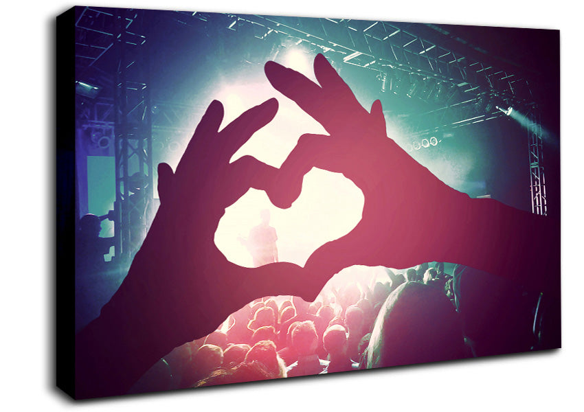 Love That Rock God Canvas Wall Art