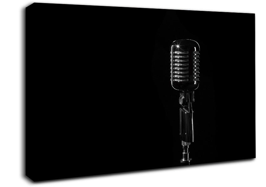 Ready To Record Canvas Wall Art
