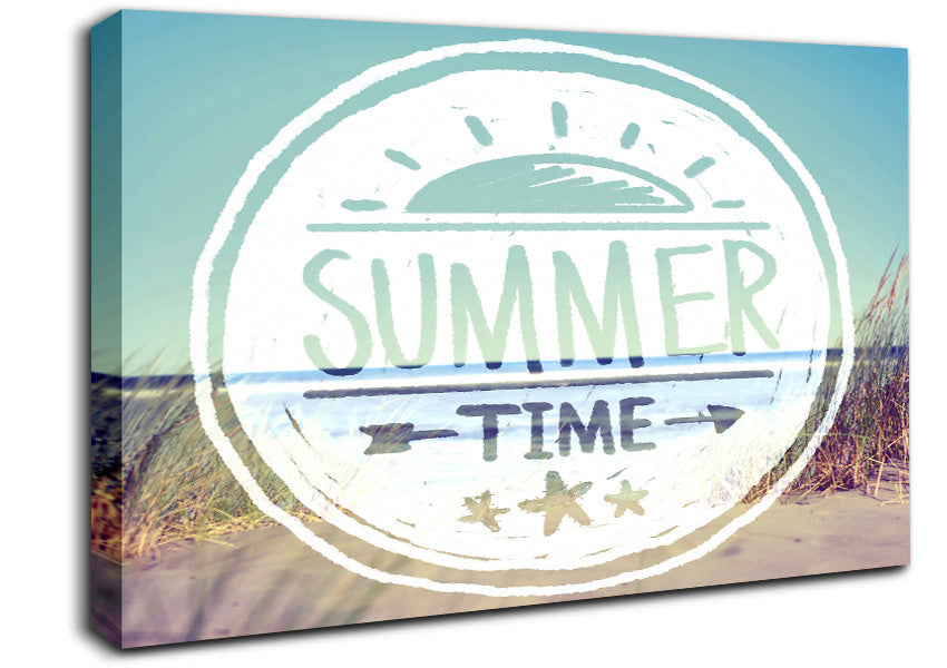 Summer Time Canvas Wall Art