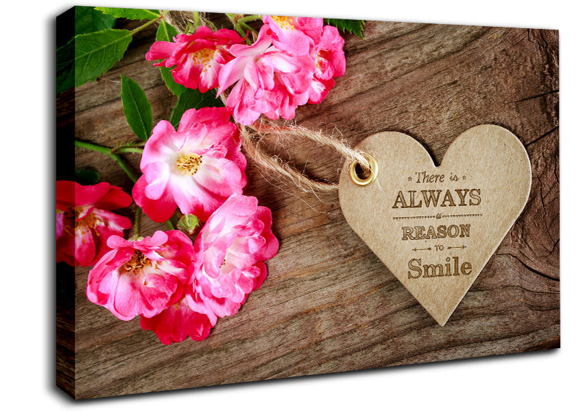 Reason To Smile Canvas Wall Art