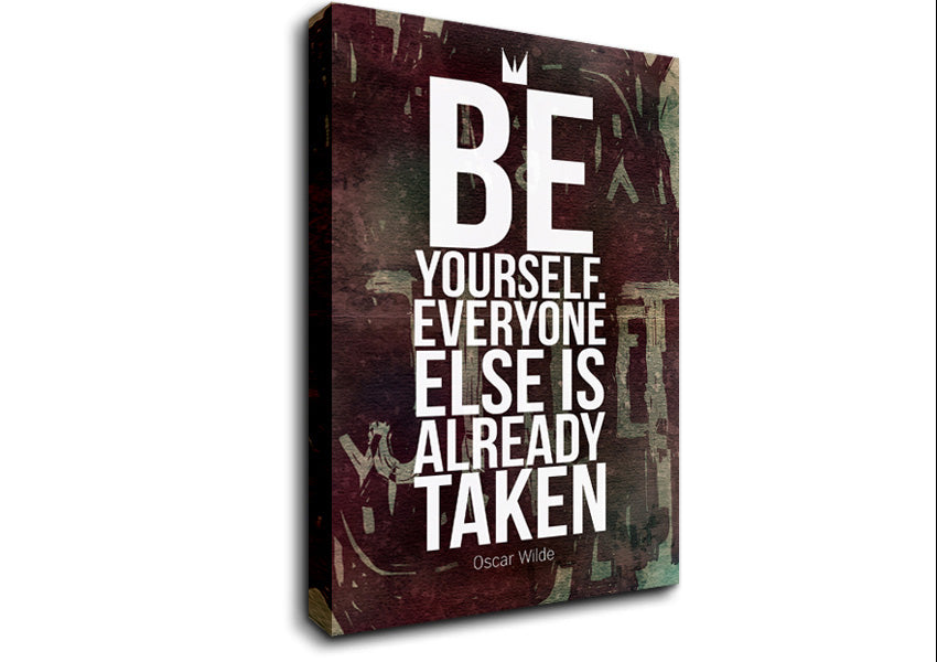 Be Yourself Everyone Else Canvas Wall Art