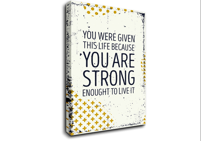 You Are Strong Canvas Wall Art