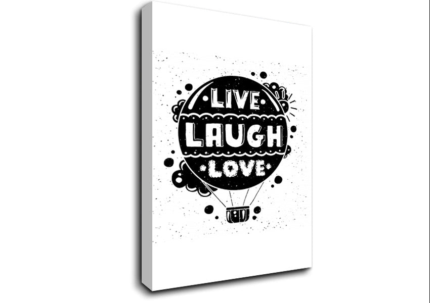 Live Laugh Love 2 Canvas Wall Art