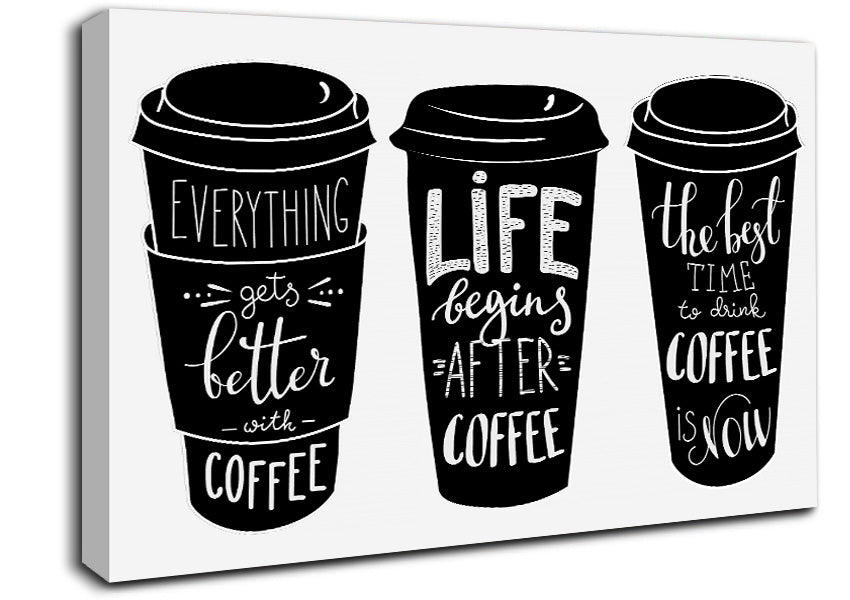 Coffee Love 1 Canvas Wall Art