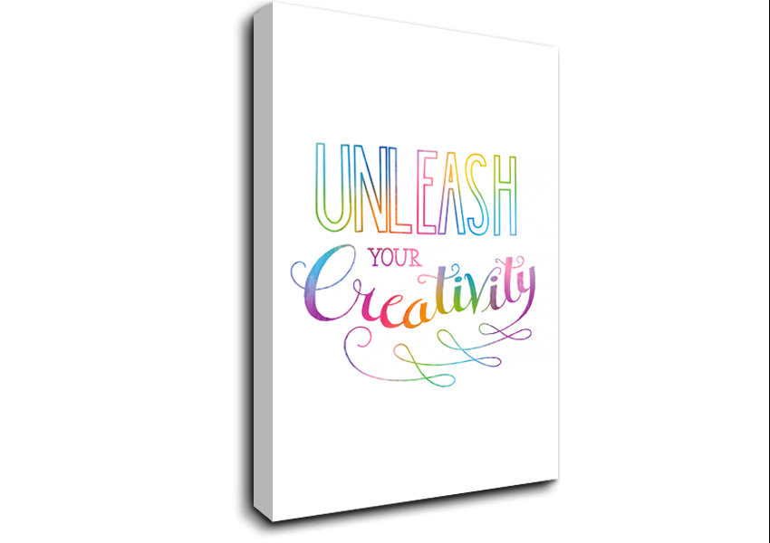 Unleash Your Creativity Canvas Wall Art