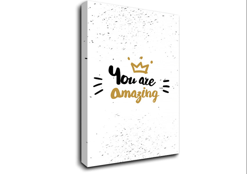 You Are Amazing 1 Canvas Wall Art