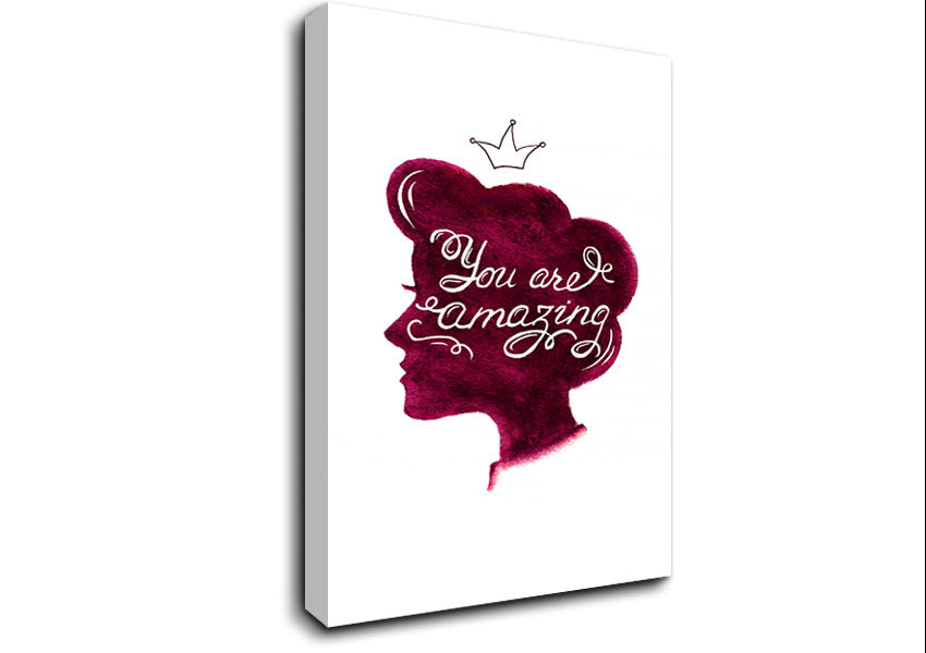 You Are Amazing 2 Canvas Wall Art