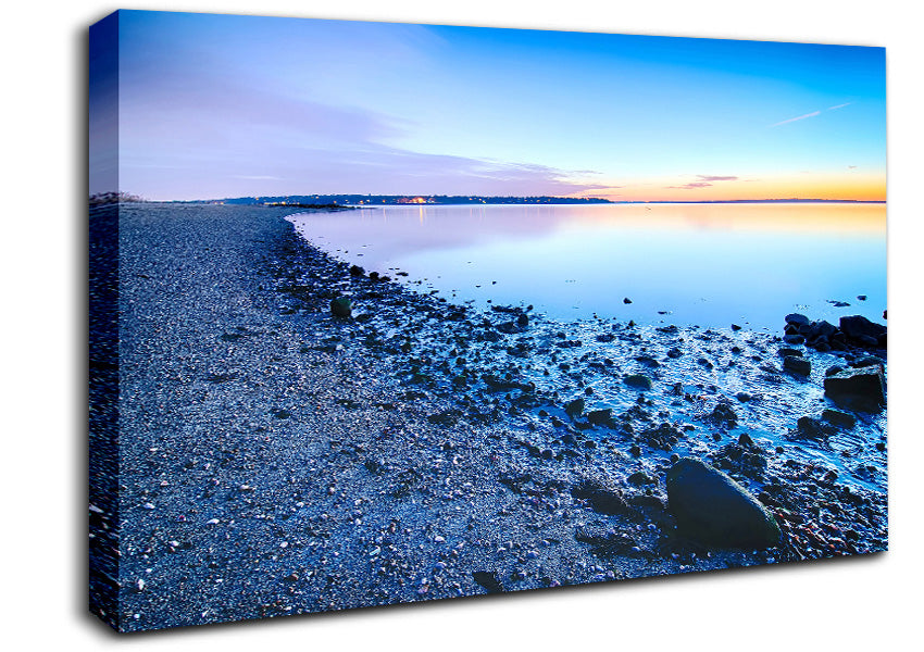 Tranquil Ocean Blues Canvas Wall Art