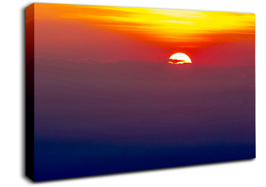 As The Sun Falls Canvas Wall Art