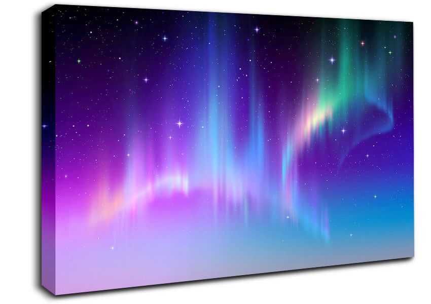 Northern Light Splendour Canvas Wall Art
